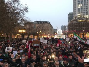 Aleppo, Halep, Syrien, Demonstration, IGMG, Kundgebung